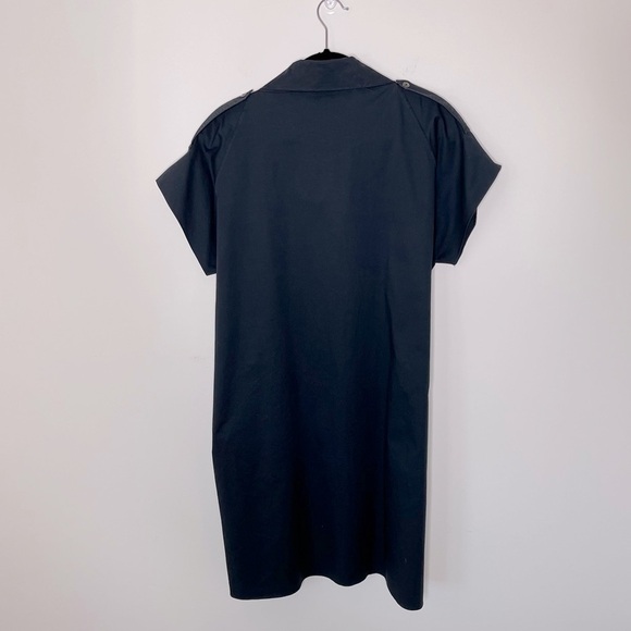 Shamask Classic Shirt Dress in Cotton pockets minimalist oversized designer - Picture 9 of 13